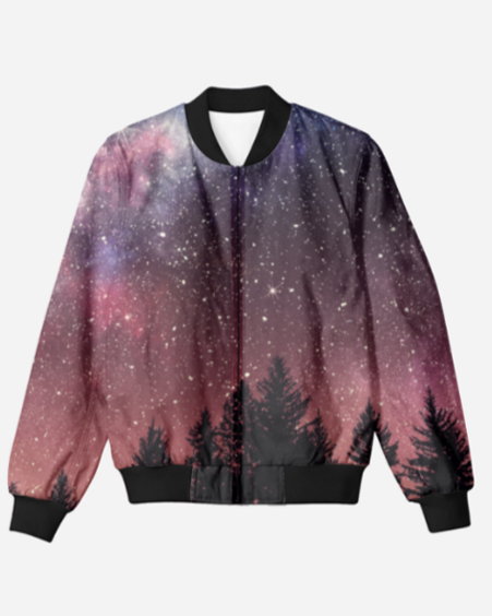 Starry Sky Unisex Bomber Jacket