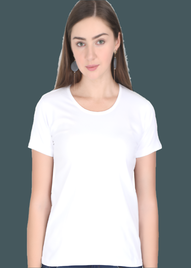 SOLID Women Regular fit Tshirt