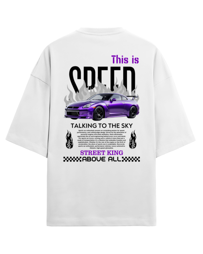 SPEED French Terry Oversized Unisex T-Shirt