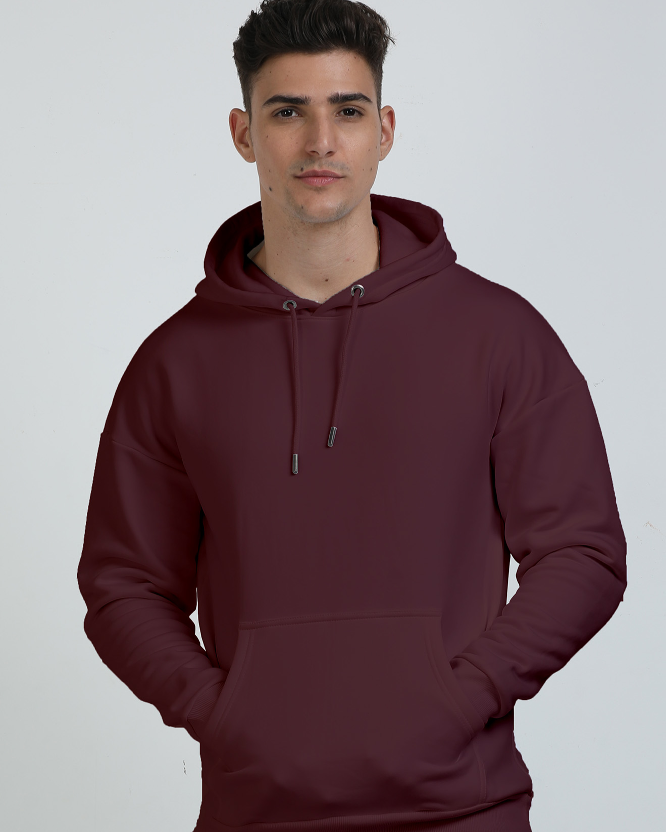 SOLID Oversized Unisex Hooded Sweatshirt