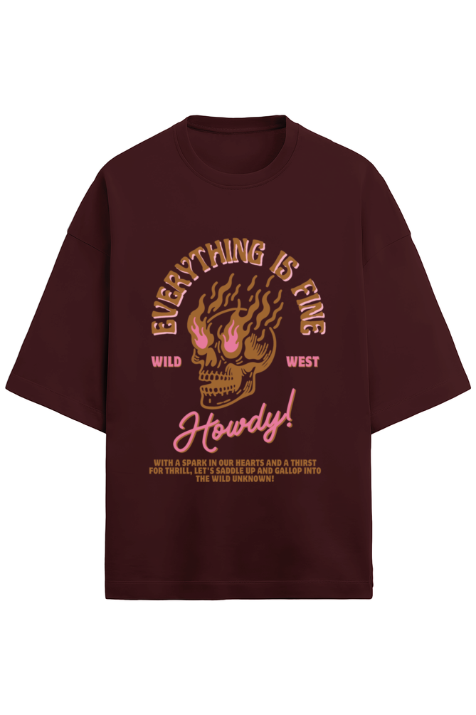 HOWDY French Terry Oversized T-Shirt