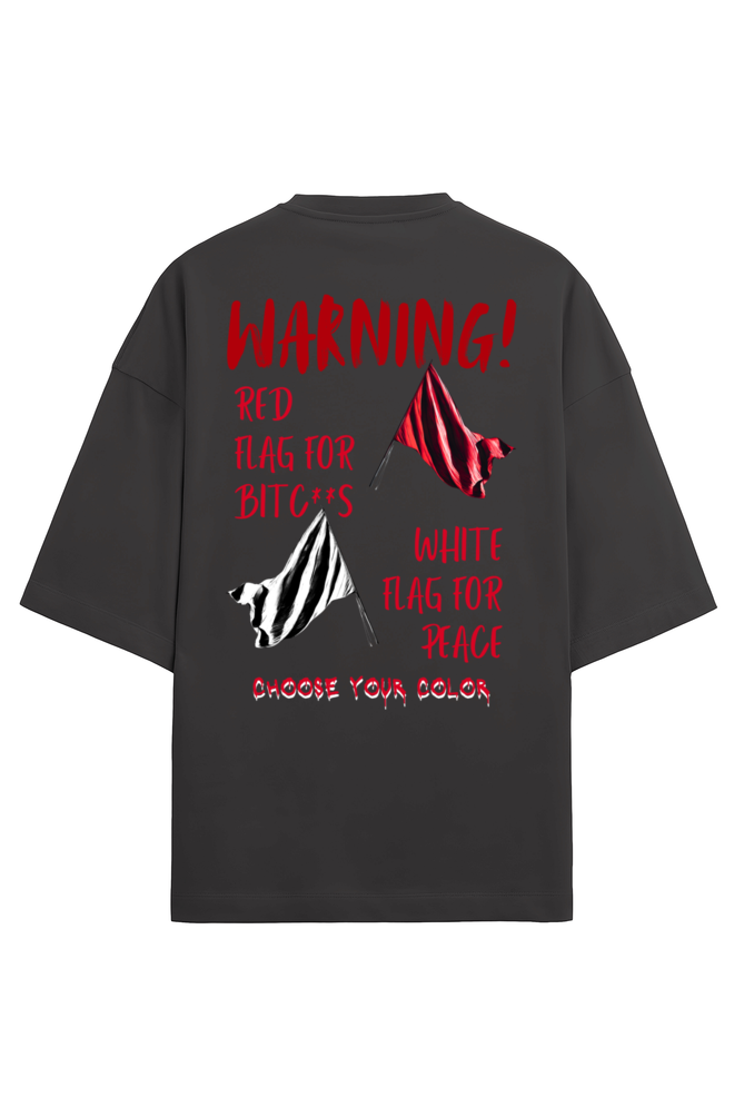 RED FLAG Terry Oversized Unisex TShirt