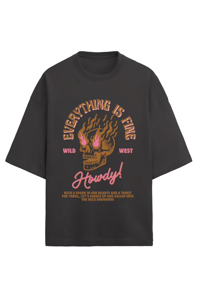 HOWDY French Terry Oversized T-Shirt