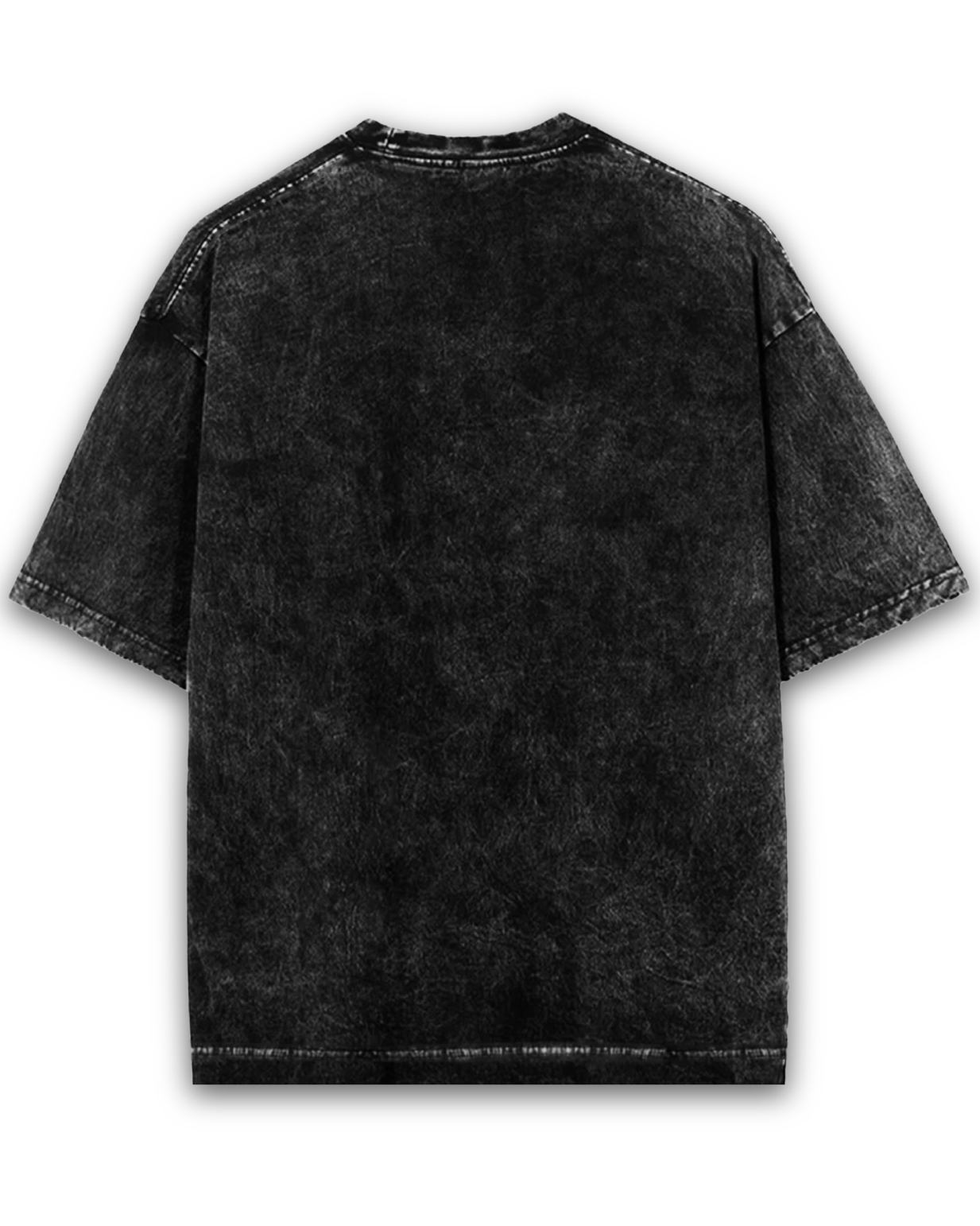 SILENCE Acid-wash Oversized T-Shirt