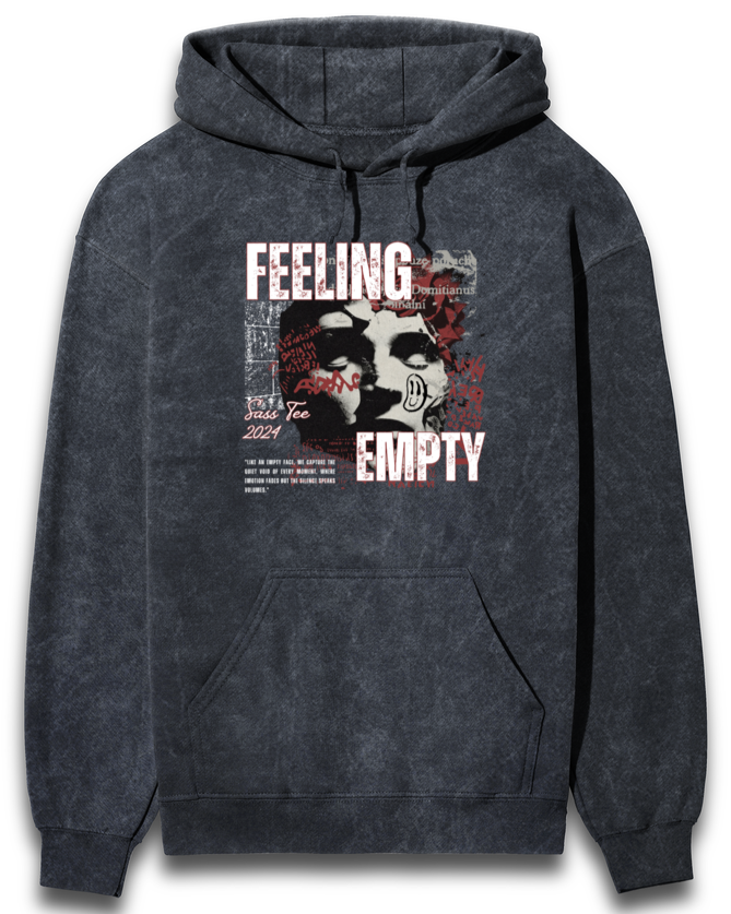 FEELING EMPTY Acid wash Unisex Hoodie