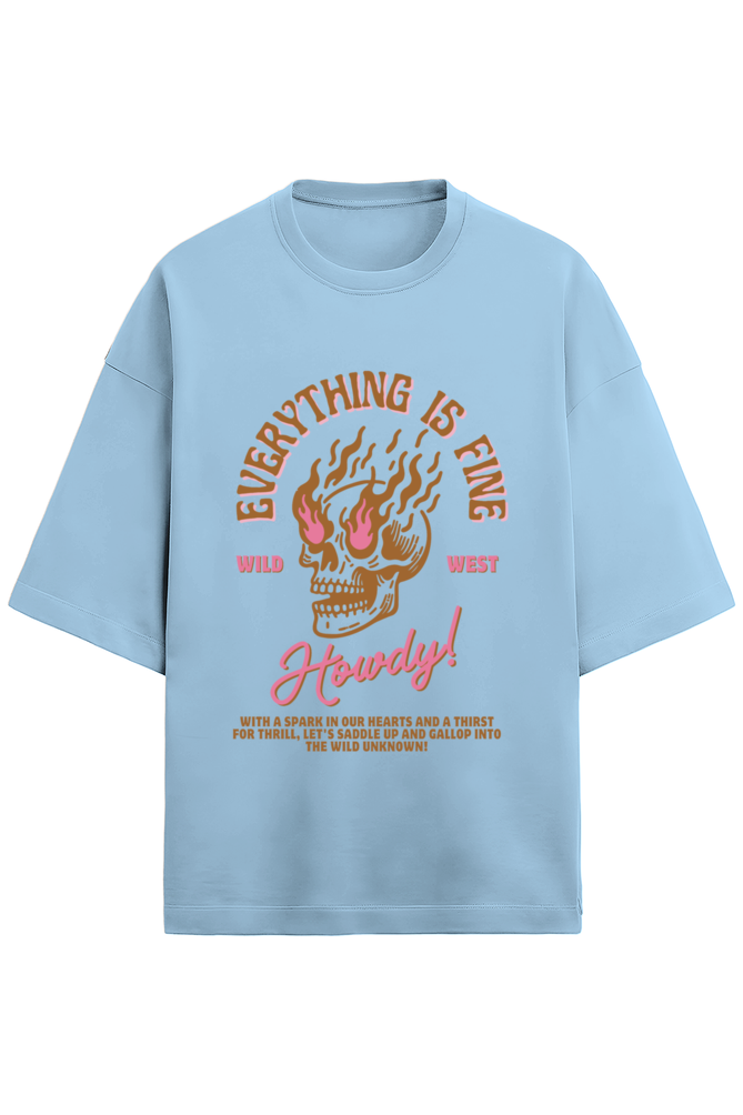 HOWDY French Terry Oversized T-Shirt
