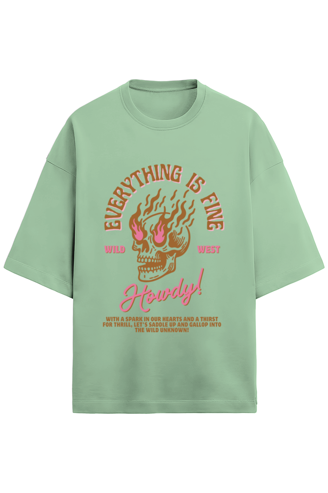 HOWDY French Terry Oversized T-Shirt
