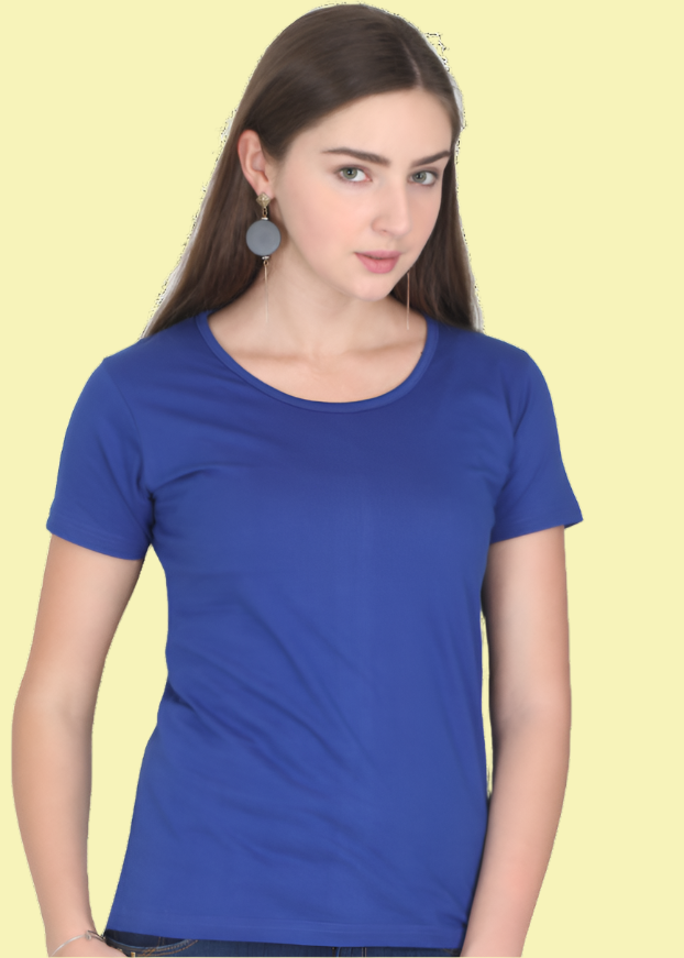 SOLID Women Regular fit Tshirt
