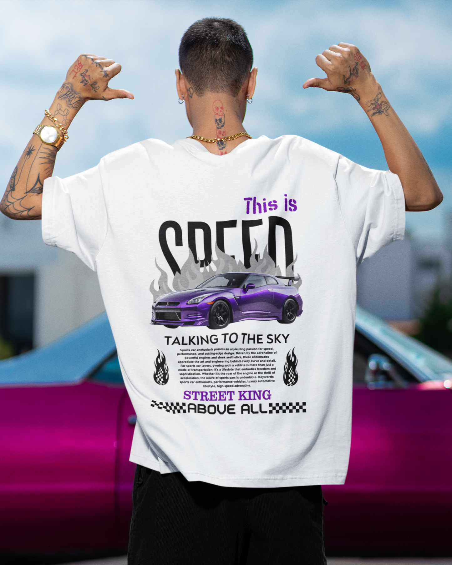 SPEED French Terry Oversized Unisex T-Shirt