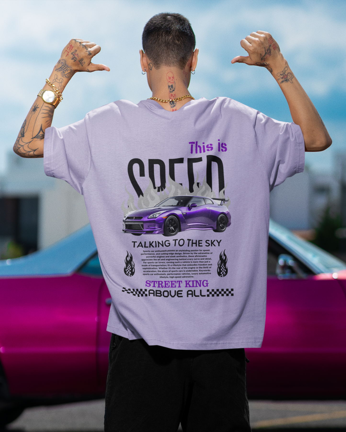 SPEED French Terry Oversized Unisex T-Shirt