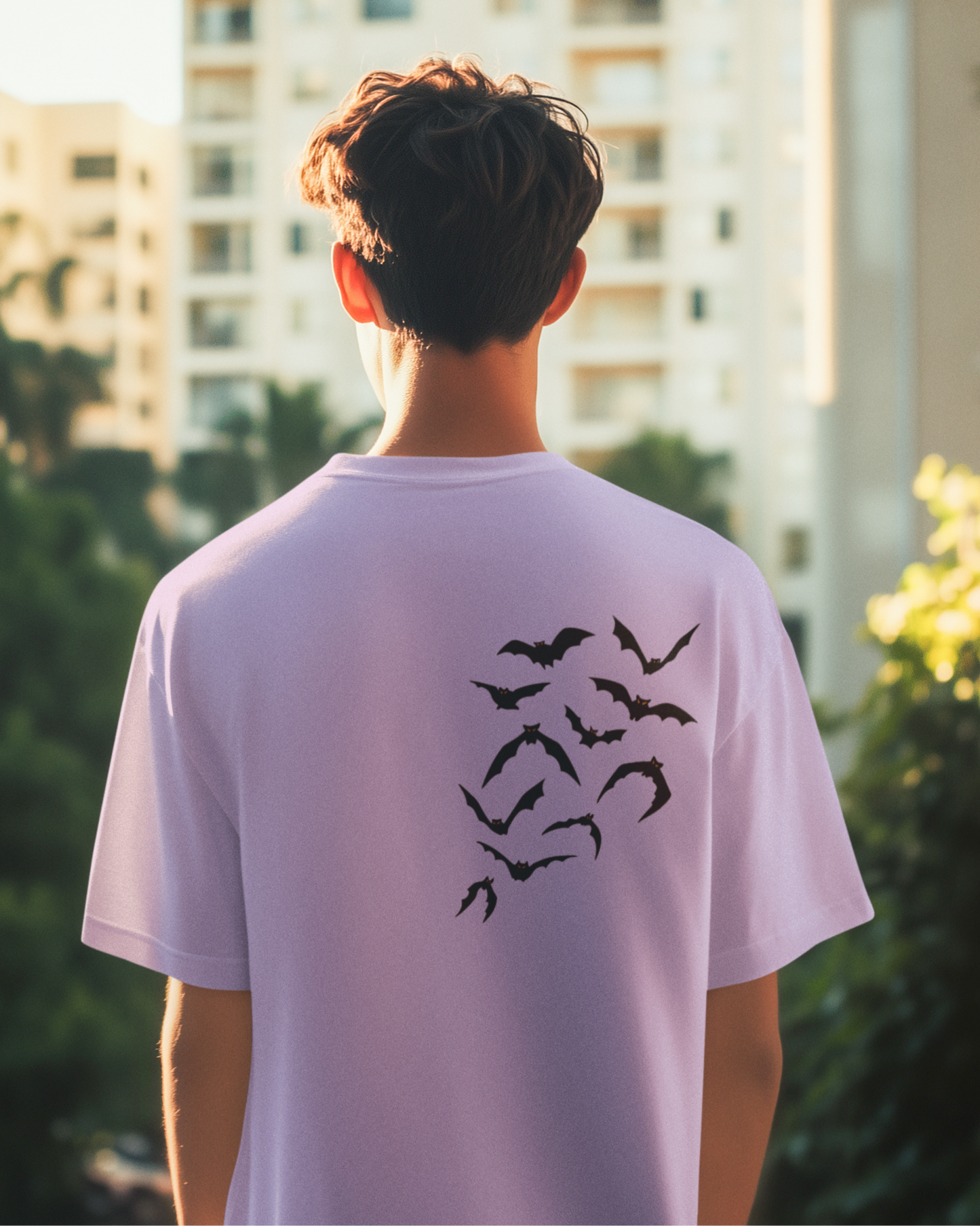 Soar High puff print Oversized T-Shirt