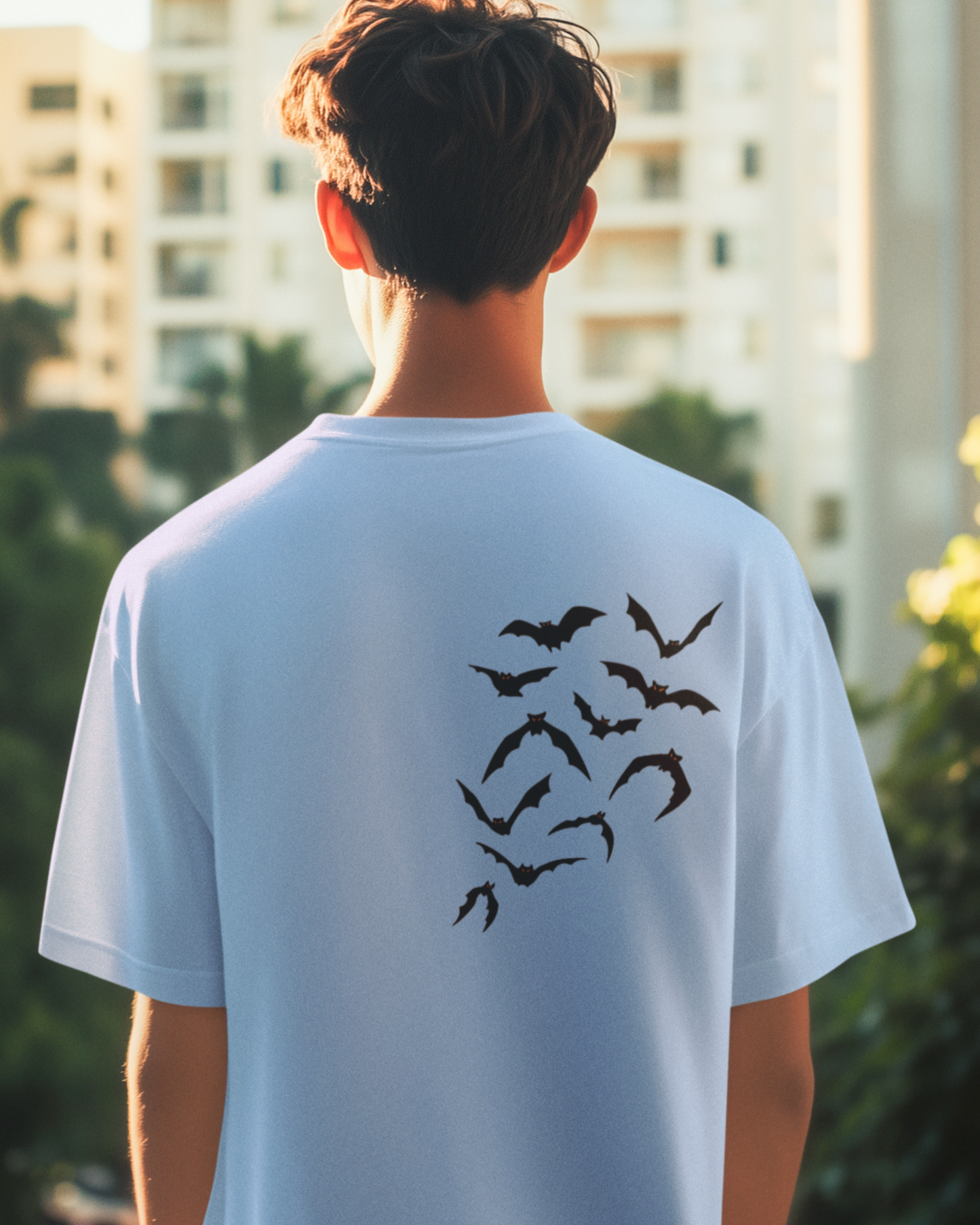 Soar High puff print Oversized T-Shirt