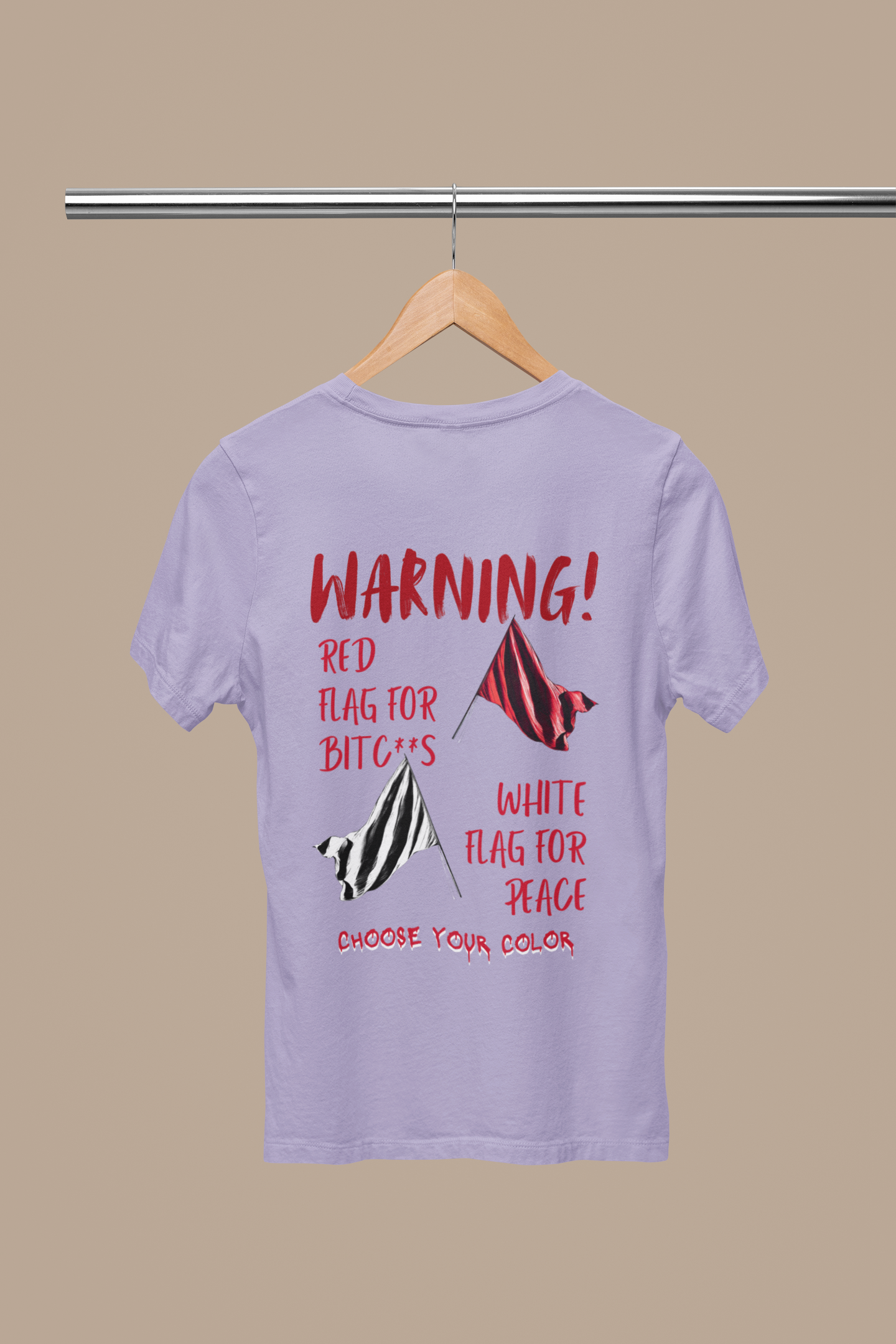 RED FLAG Oversized Unisex Classic T-Shirt