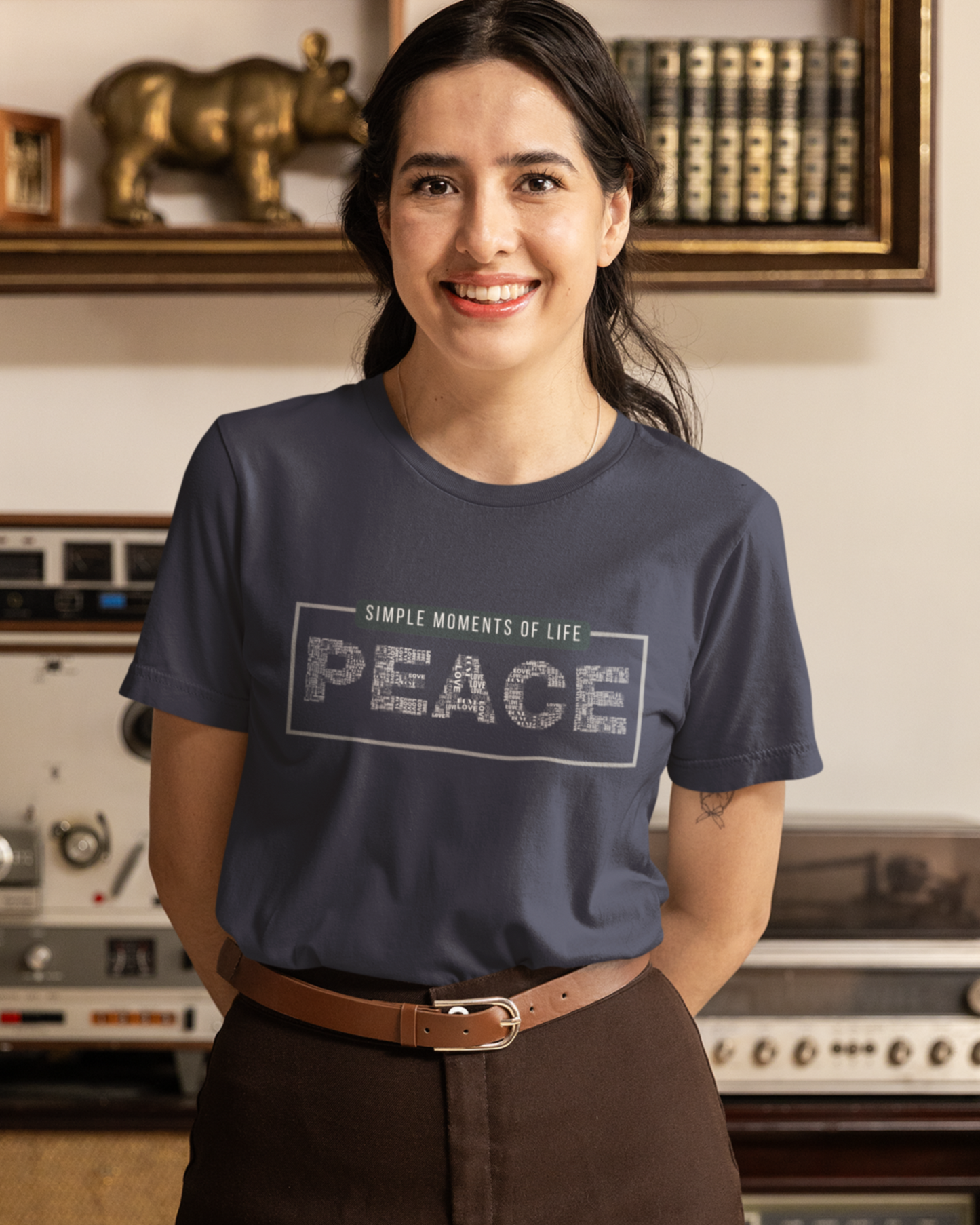 PEACE & LOVE Unisex Supima TShirt