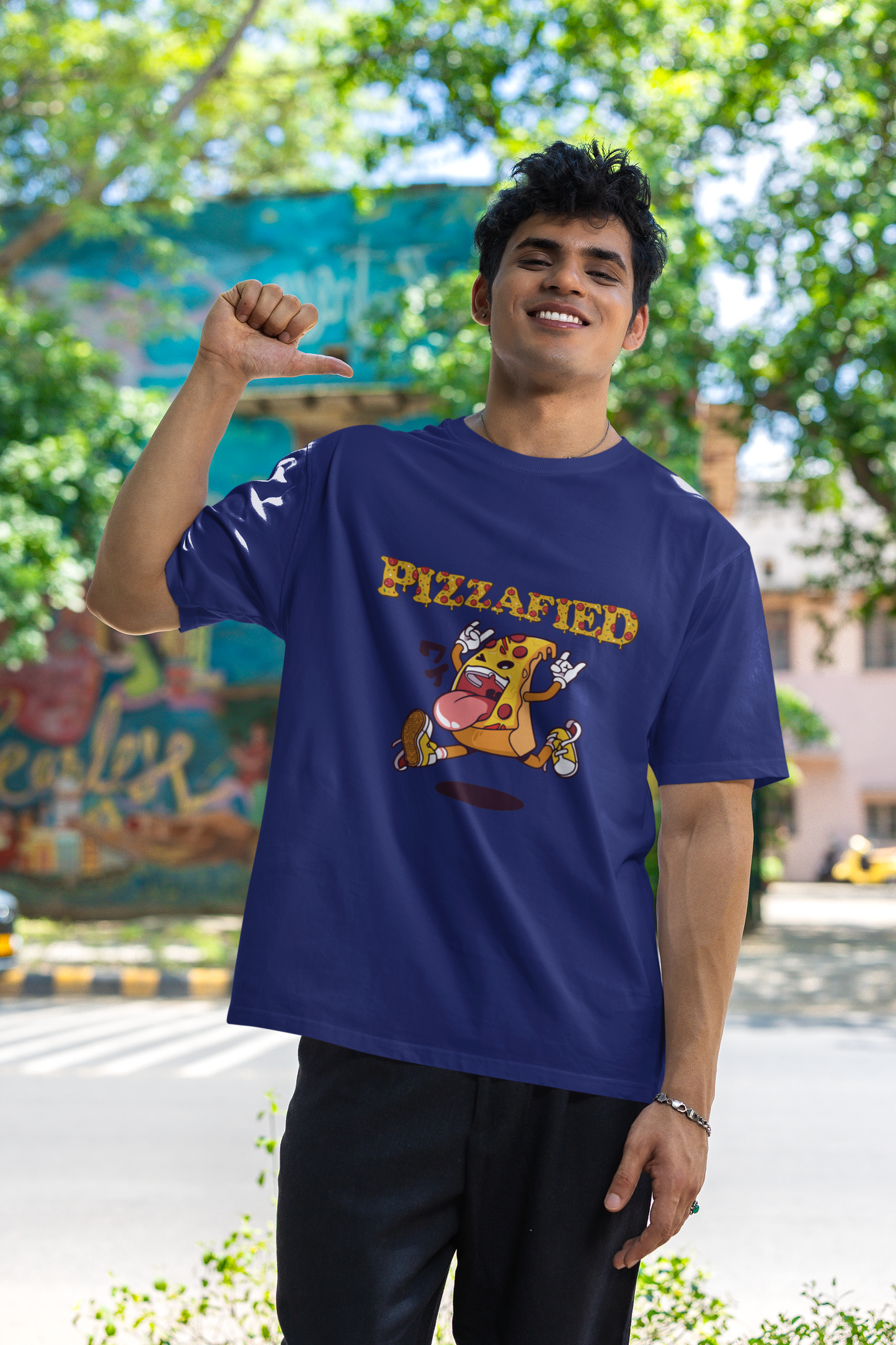Pizzafied Oversized Unisex Classic T-Shirt