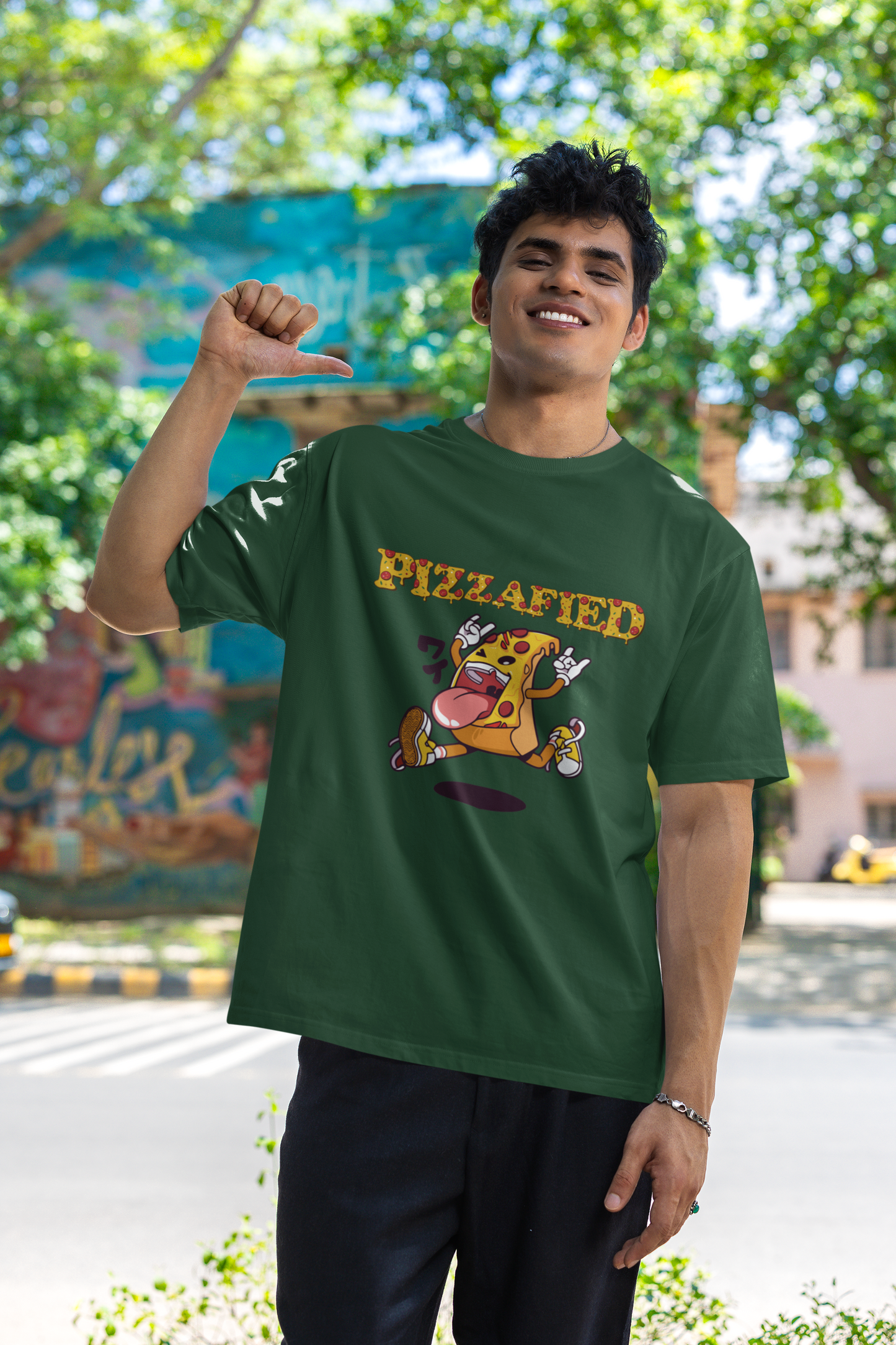 Pizzafied Oversized Unisex Classic T-Shirt