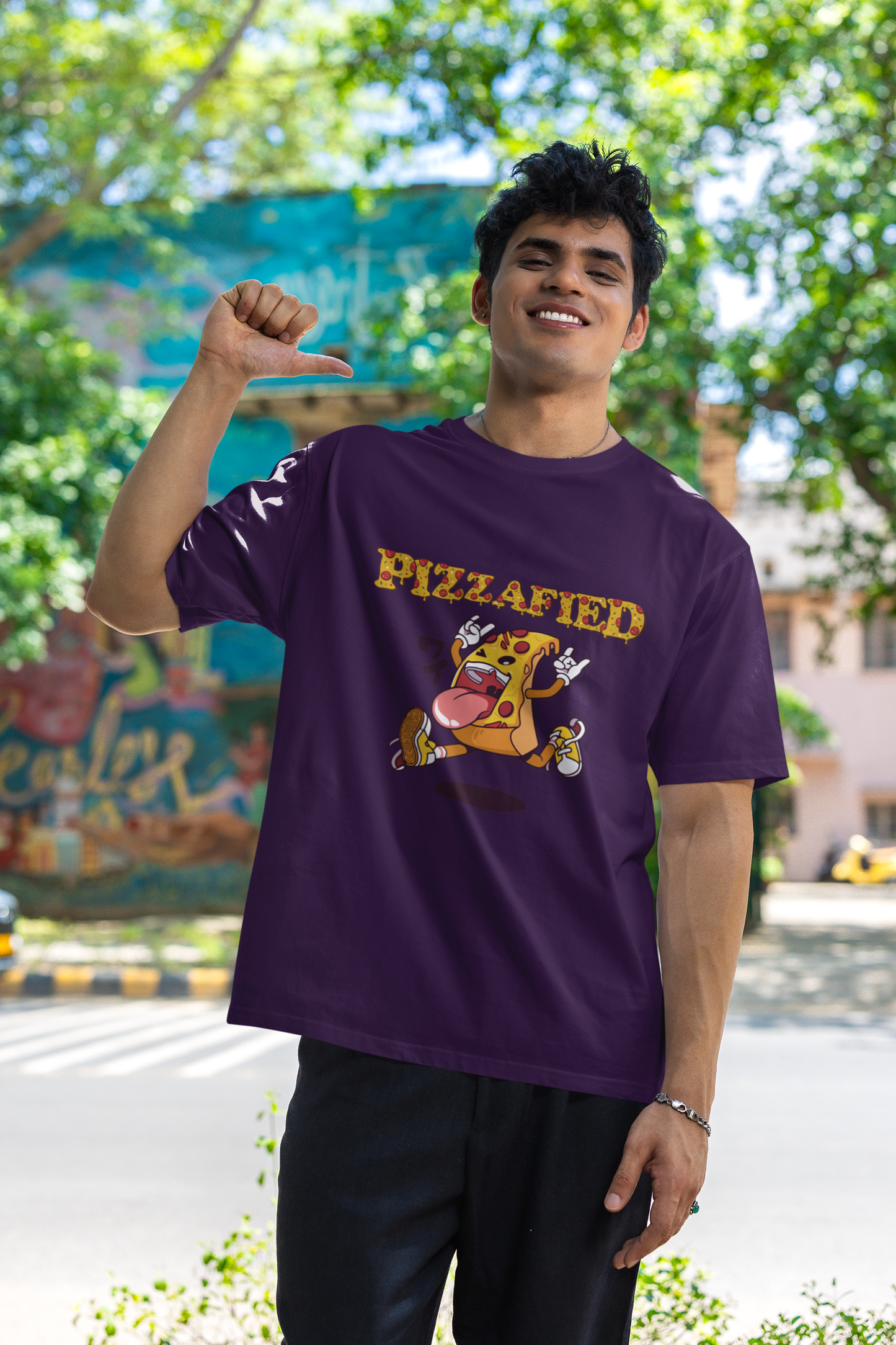 Pizzafied Oversized Unisex Classic T-Shirt