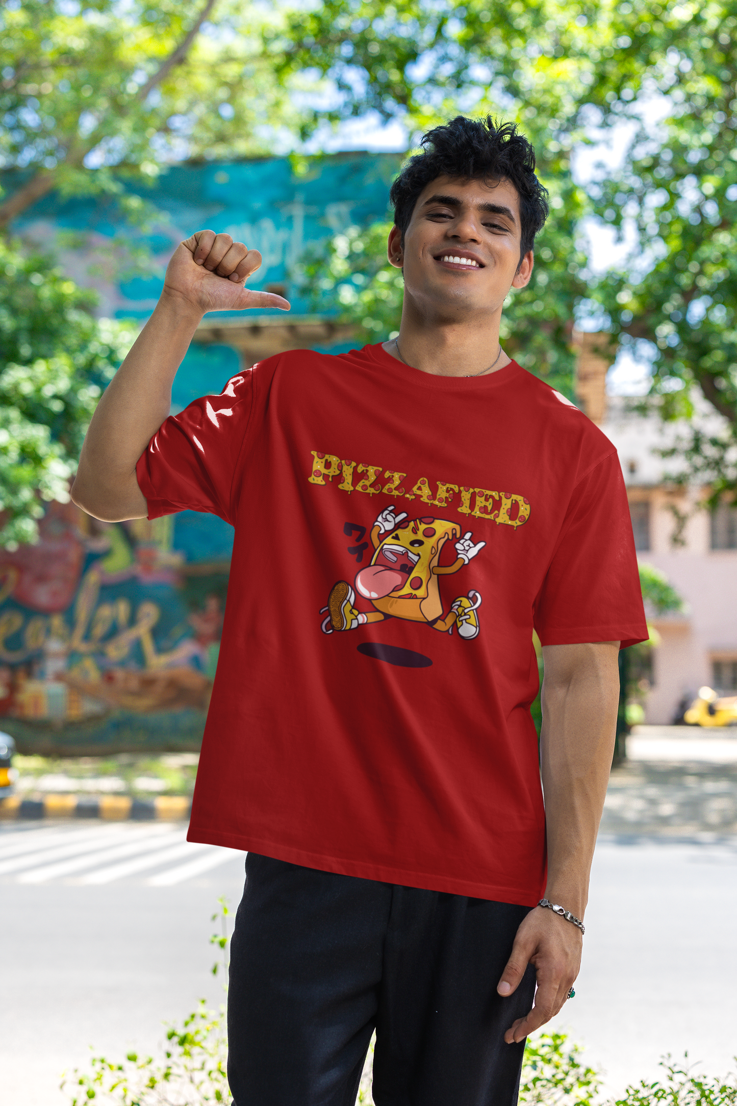 Pizzafied Oversized Unisex Classic T-Shirt