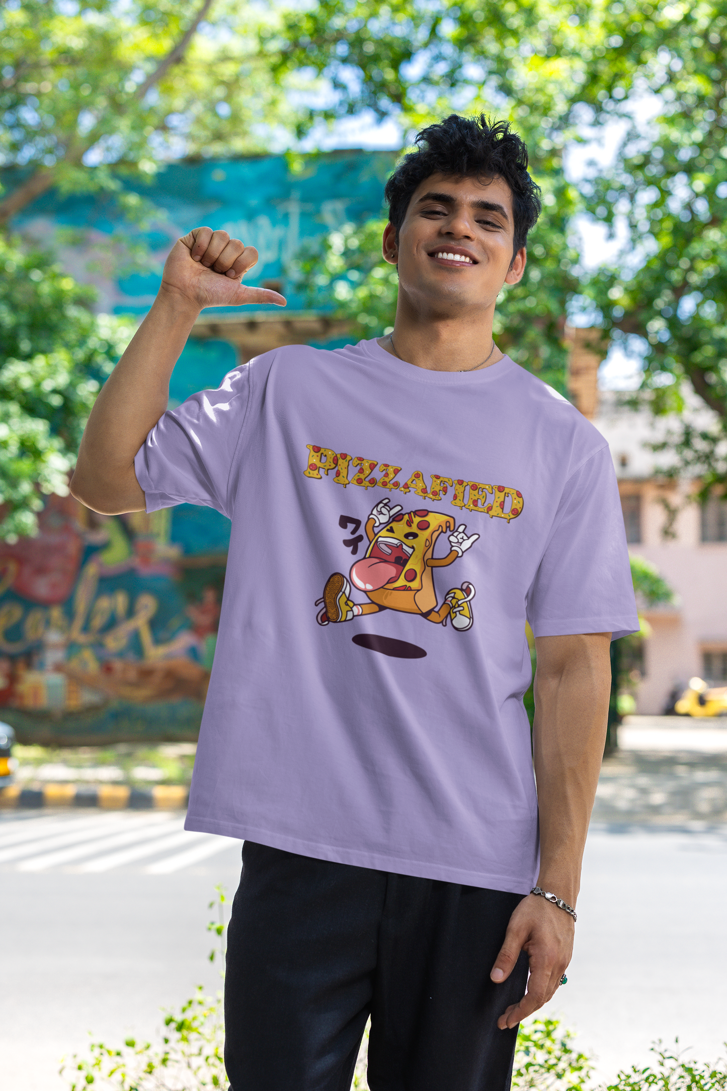 Pizzafied Oversized Unisex Classic T-Shirt