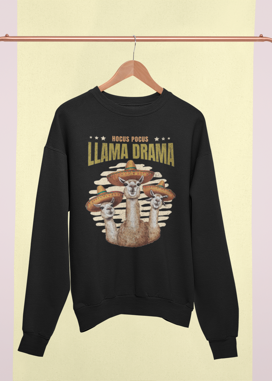 LLAMA DRAMA Unisex Sweatshirt
