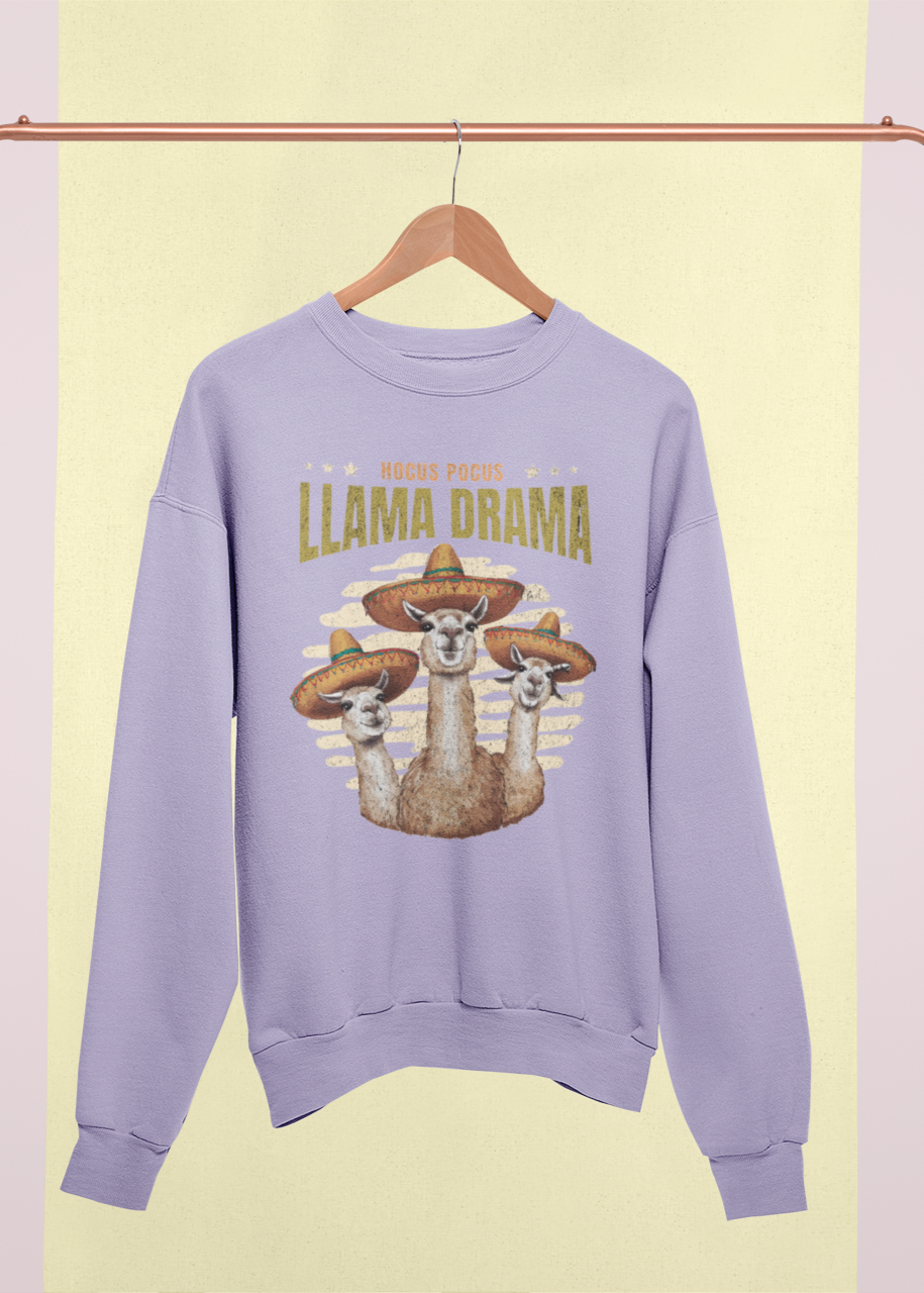 LLAMA DRAMA Unisex Sweatshirt