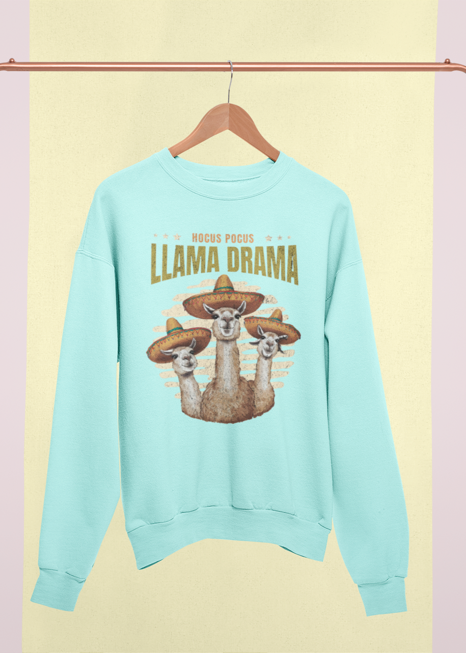 LLAMA DRAMA Unisex Sweatshirt
