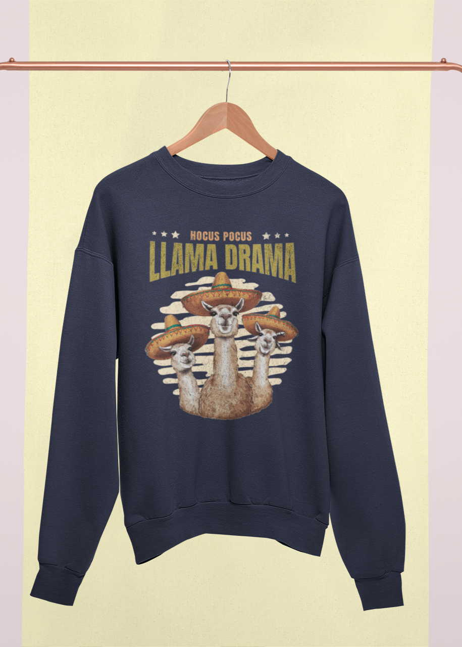 LLAMA DRAMA Unisex Sweatshirt