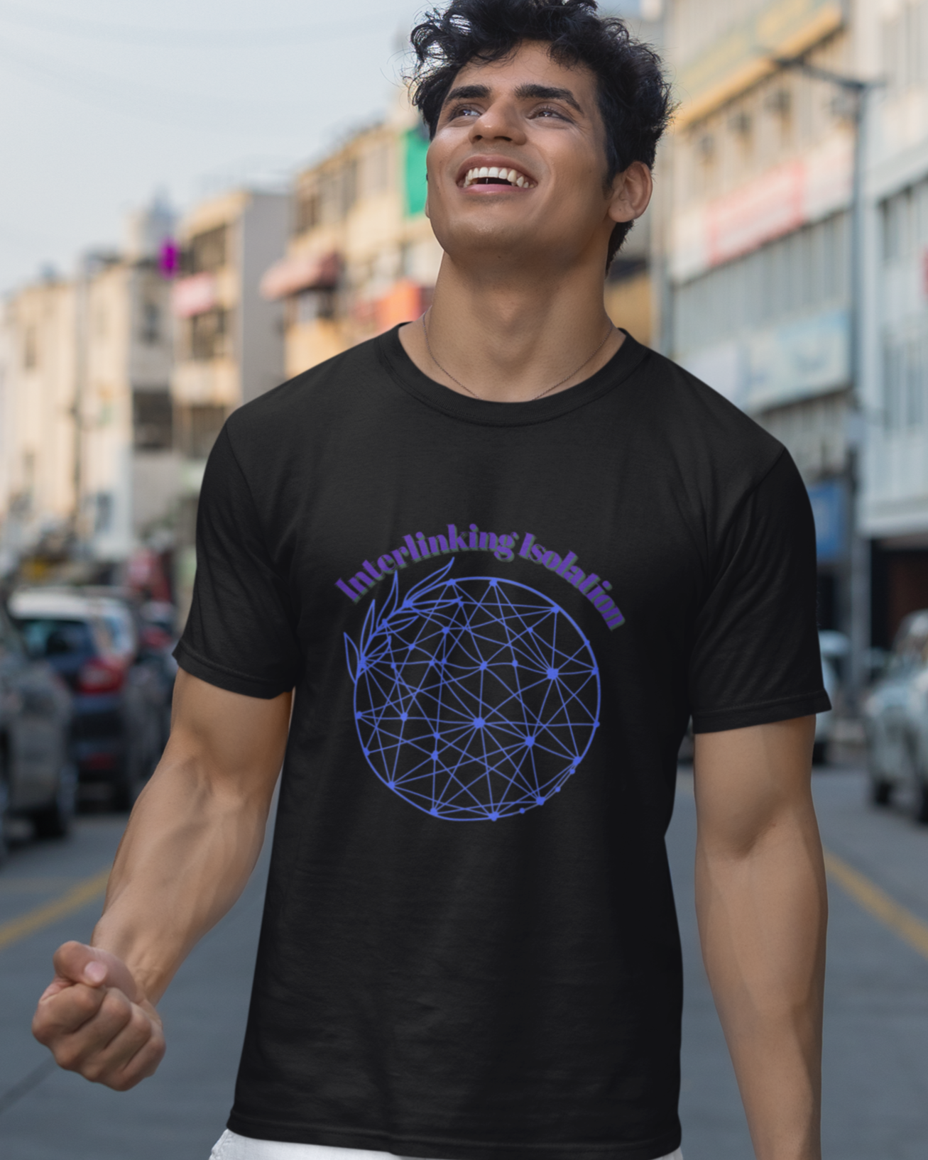 Interlinking Isolation Unisex SUPIMA TShirt