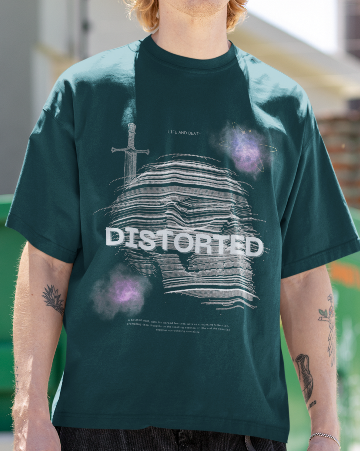 DISTORTED Oversized Unisex Classic T-Shirt