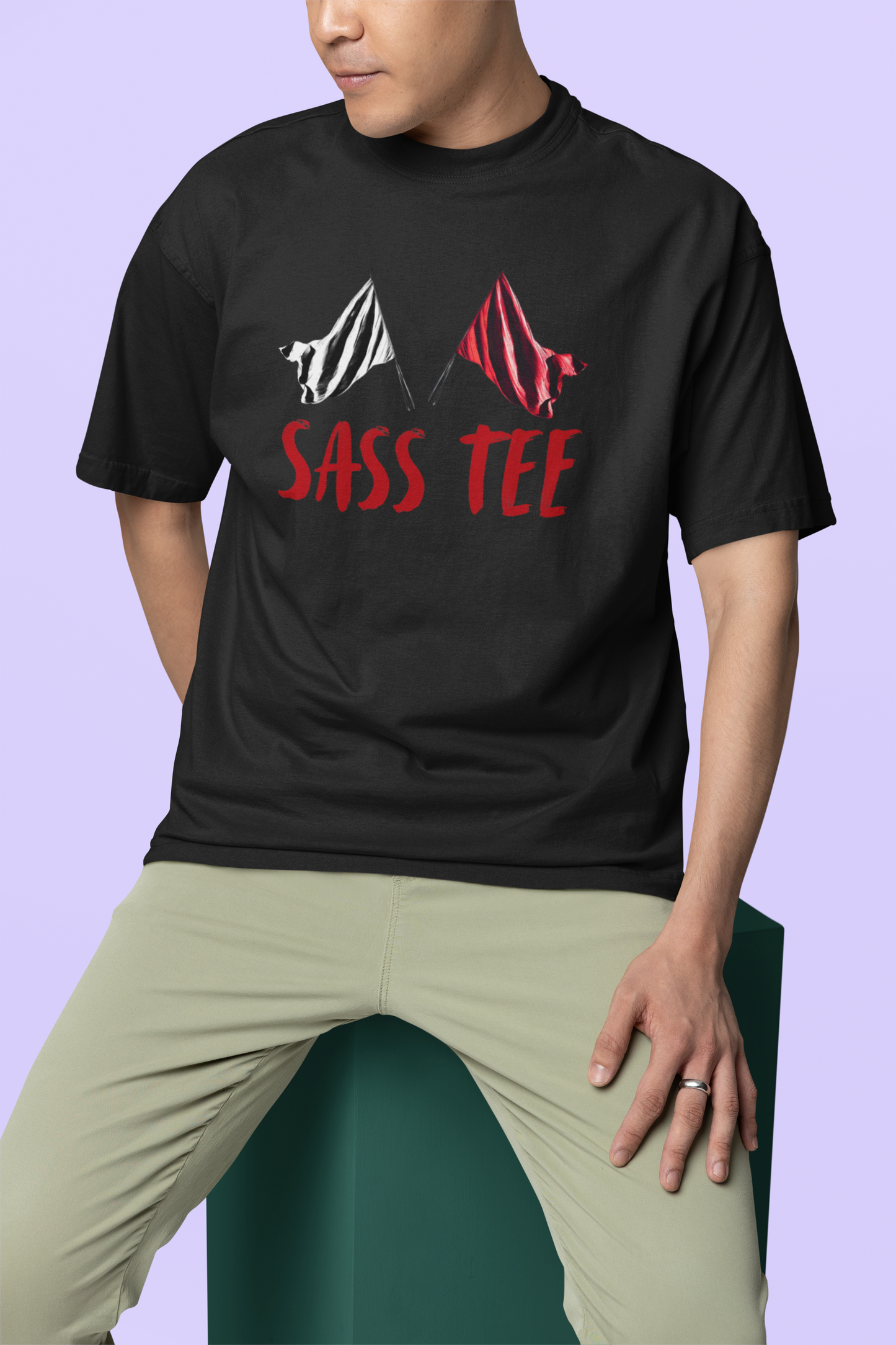 RED FLAG Terry Oversized Unisex TShirt