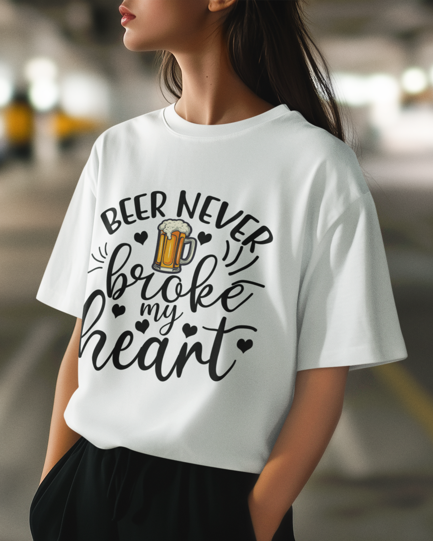 BEER Oversized Unisex Classic TShirt