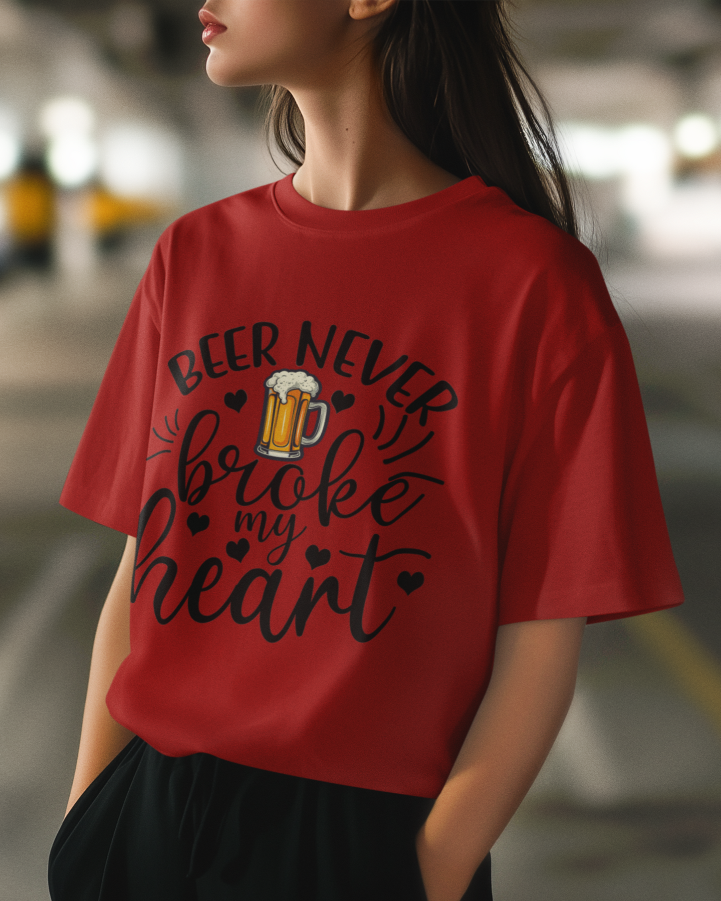 BEER Oversized Unisex Classic TShirt