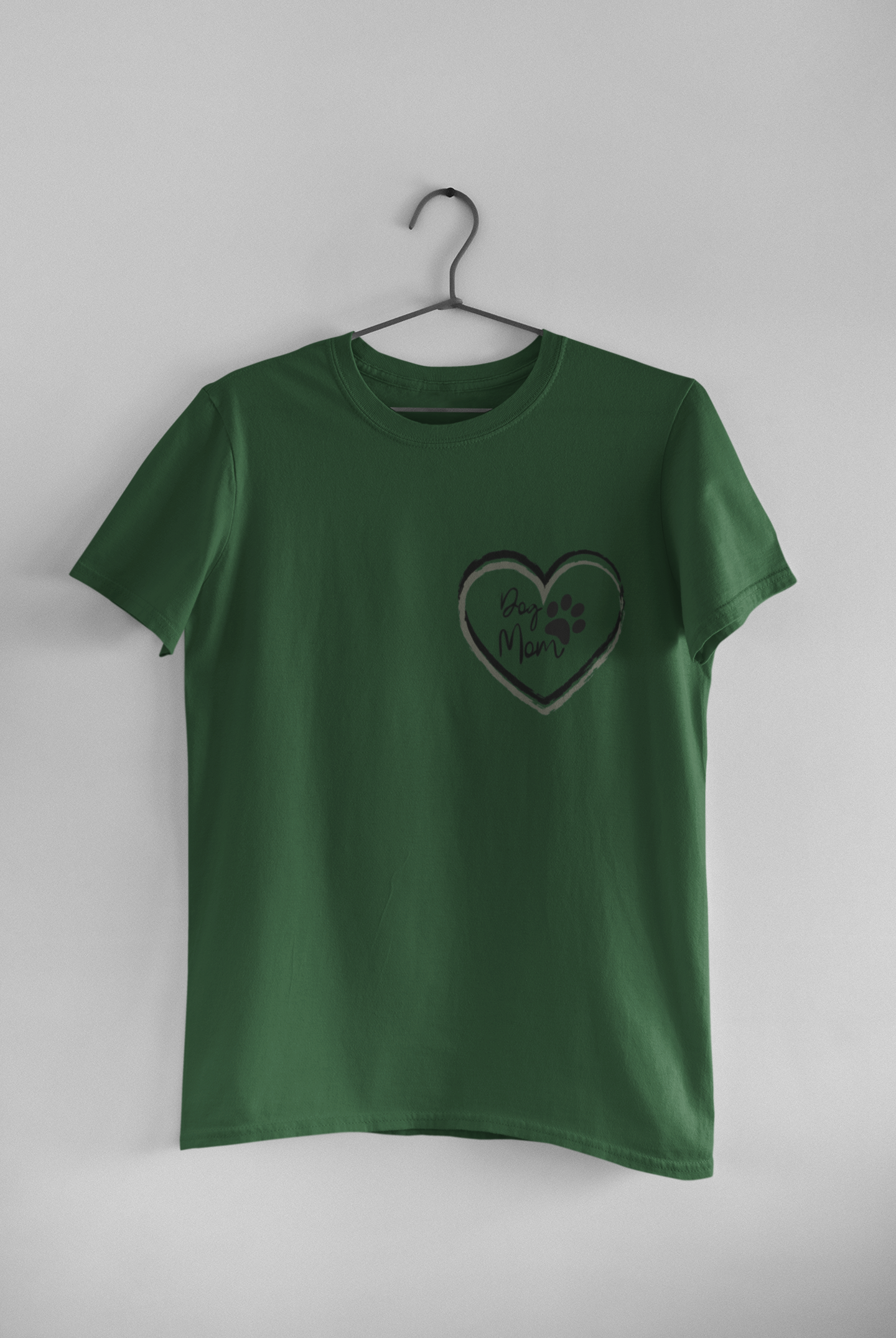 DOG MOM Women regular fit tshirt