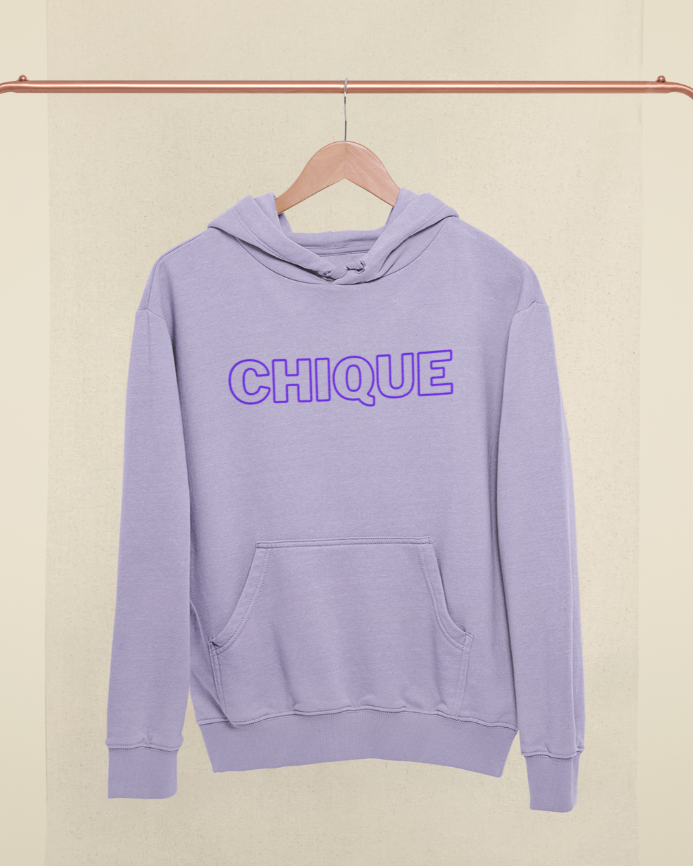 CHIQUE Unisex Hooded Sweatshirt