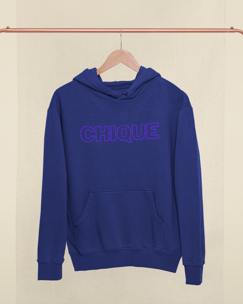 CHIQUE Unisex Hooded Sweatshirt