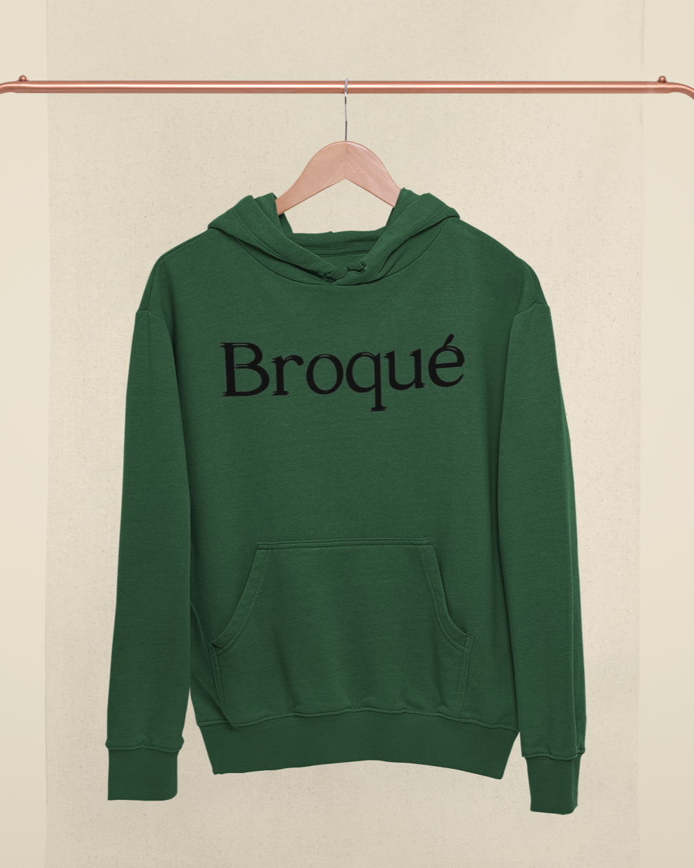 BROQUE HOODED SWEATSHIRT