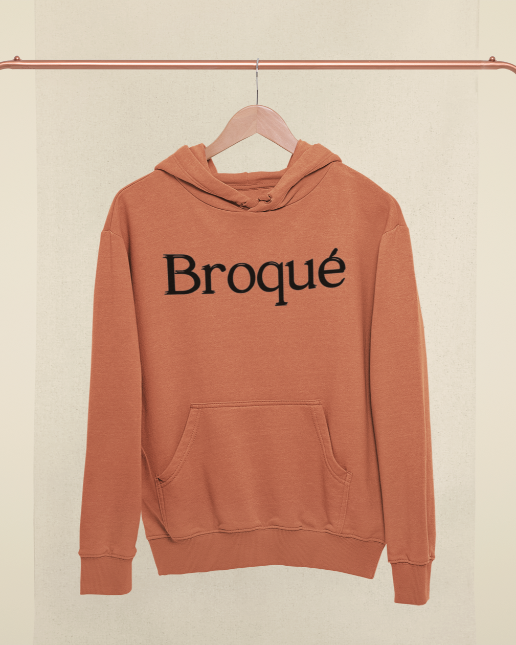 BROQUE HOODED SWEATSHIRT