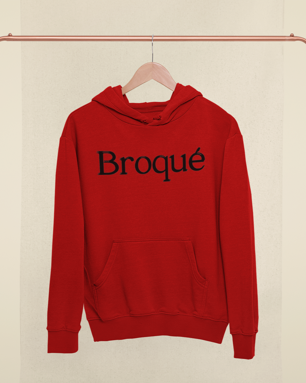 BROQUE HOODED SWEATSHIRT
