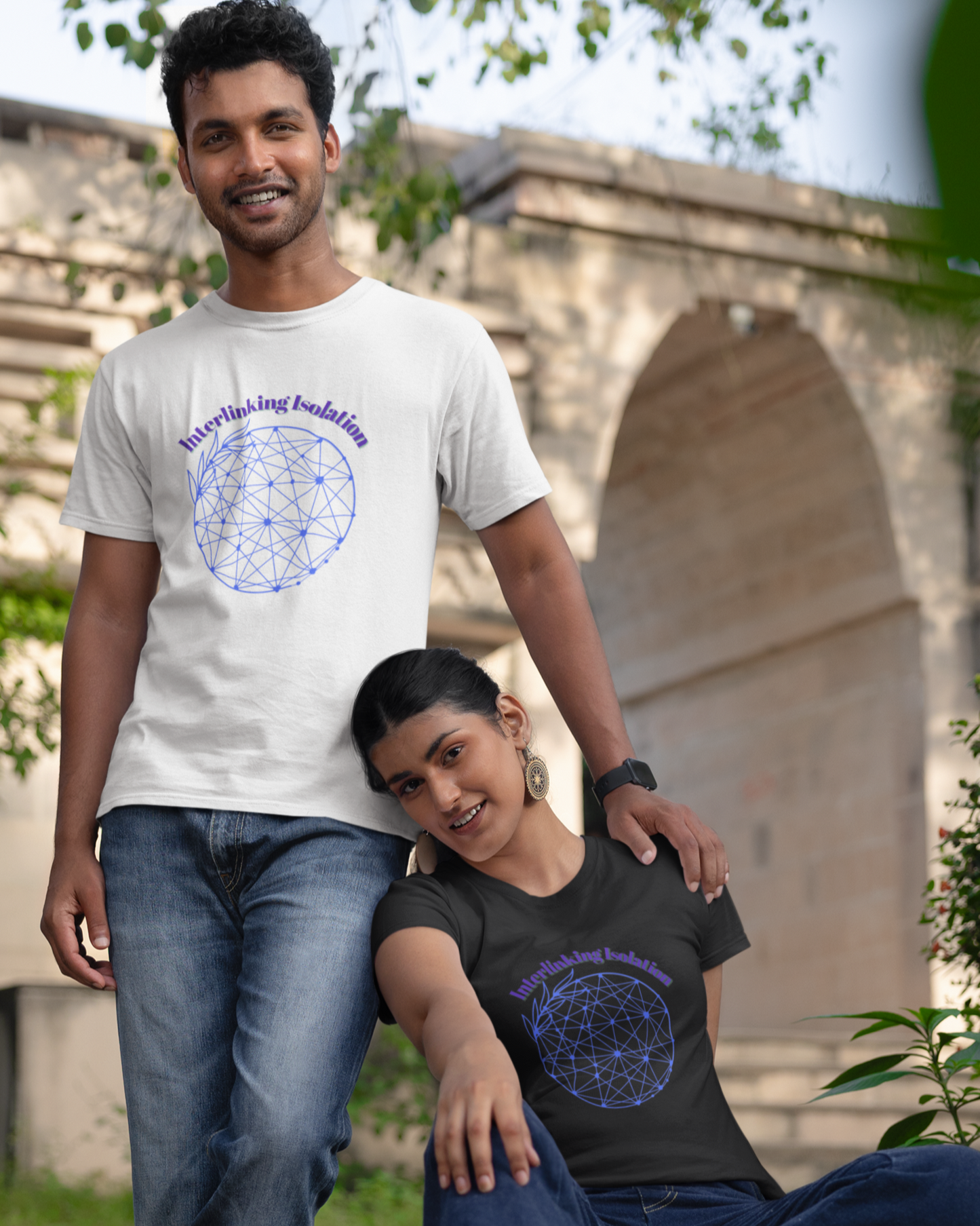 Interlinking Isolation Unisex SUPIMA TShirt
