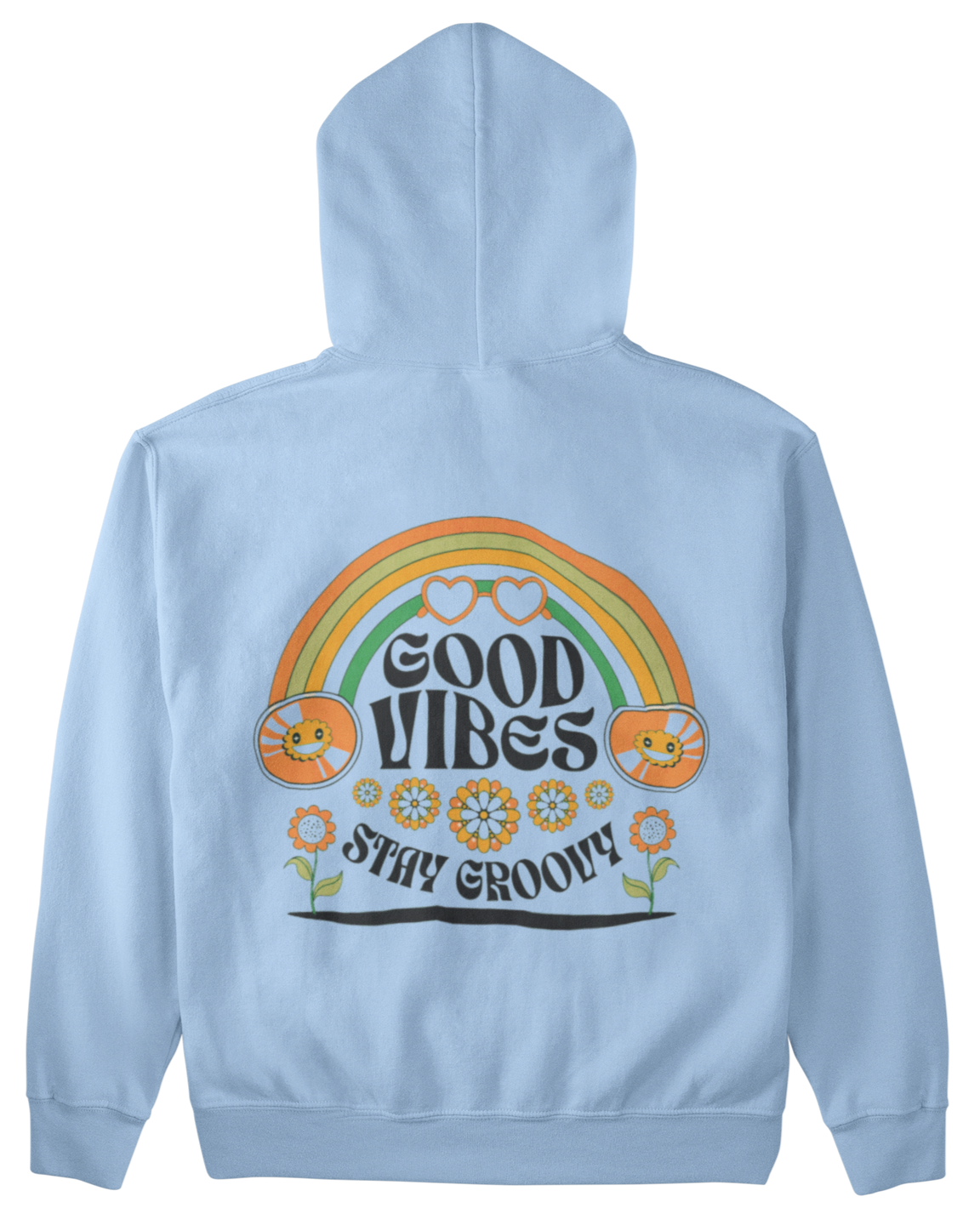 GOOD VIBES Unisex Hooded Sweatshirt