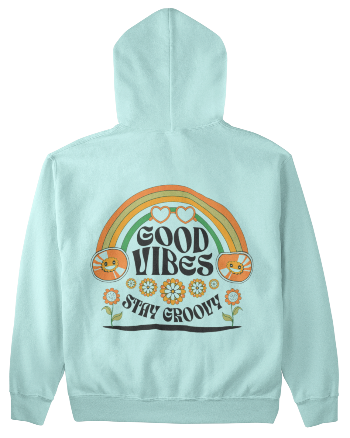 GOOD VIBES Unisex Hooded Sweatshirt