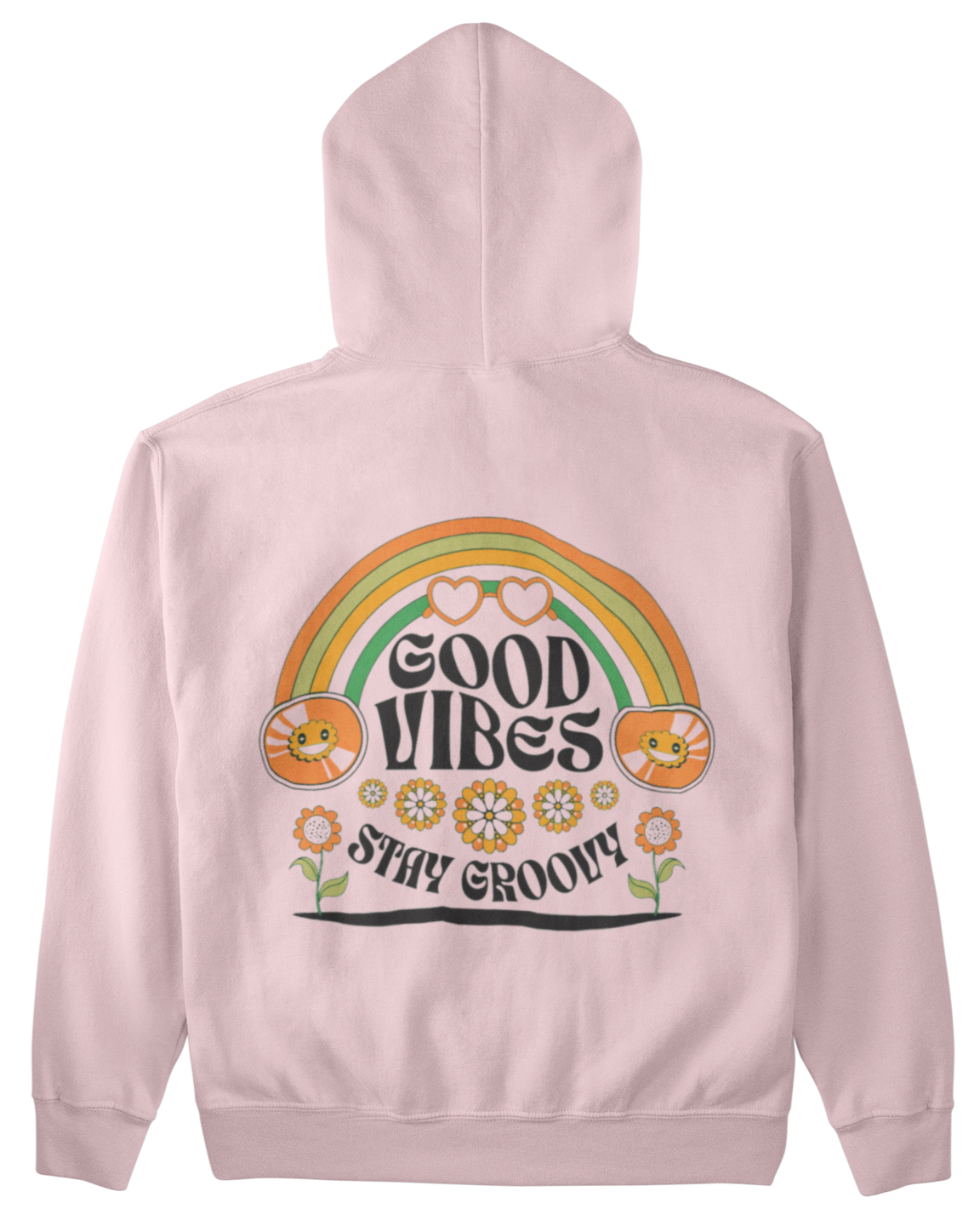 GOOD VIBES Unisex Hooded Sweatshirt