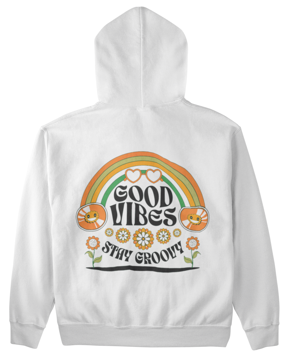 GOOD VIBES Unisex Hooded Sweatshirt