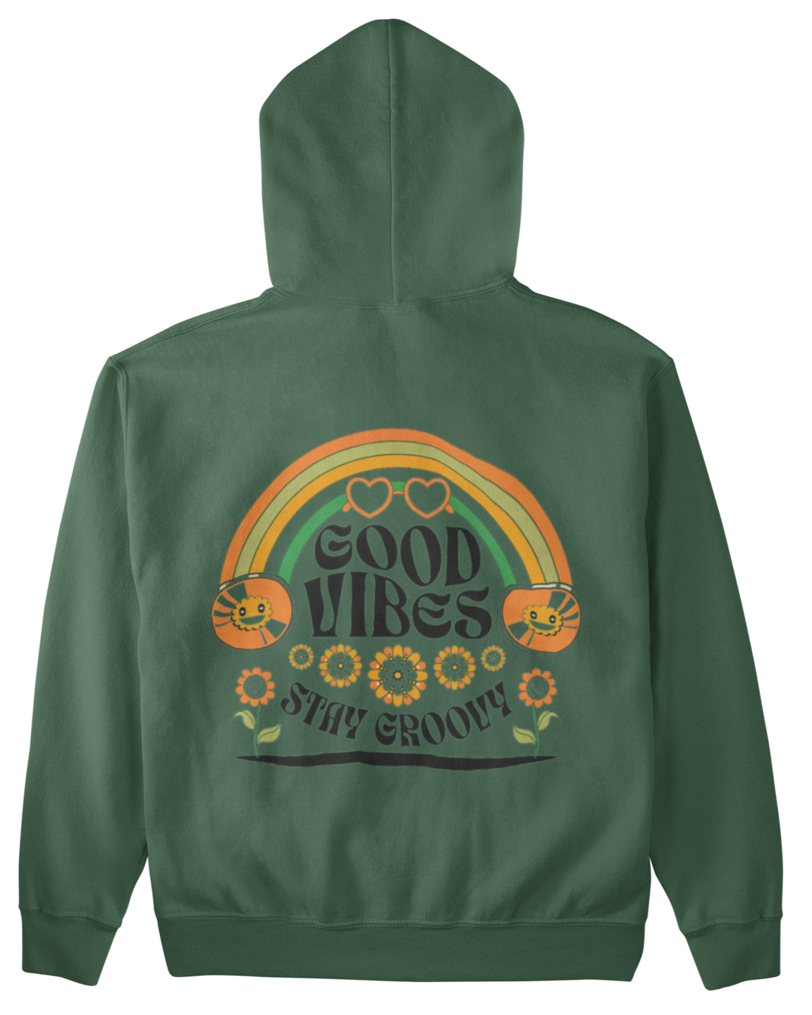 GOOD VIBES Unisex Hooded Sweatshirt