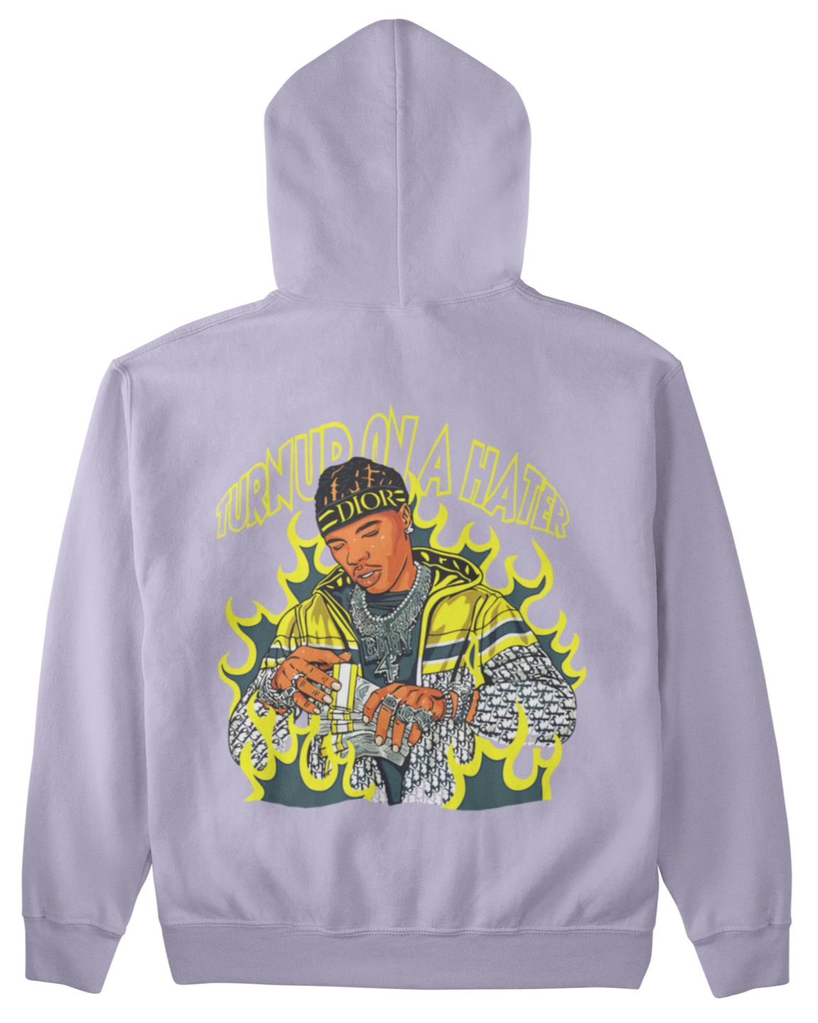 TURN UP HATERS Unisex Hooded Sweatshirt