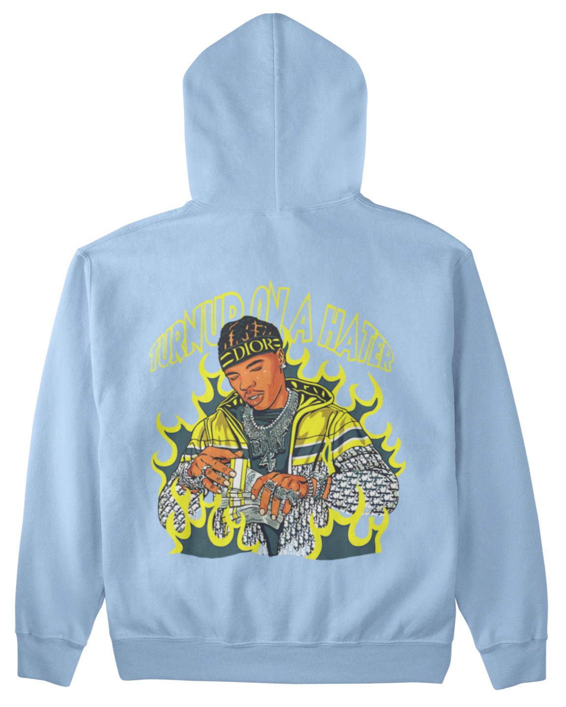 TURN UP HATERS Unisex Hooded Sweatshirt