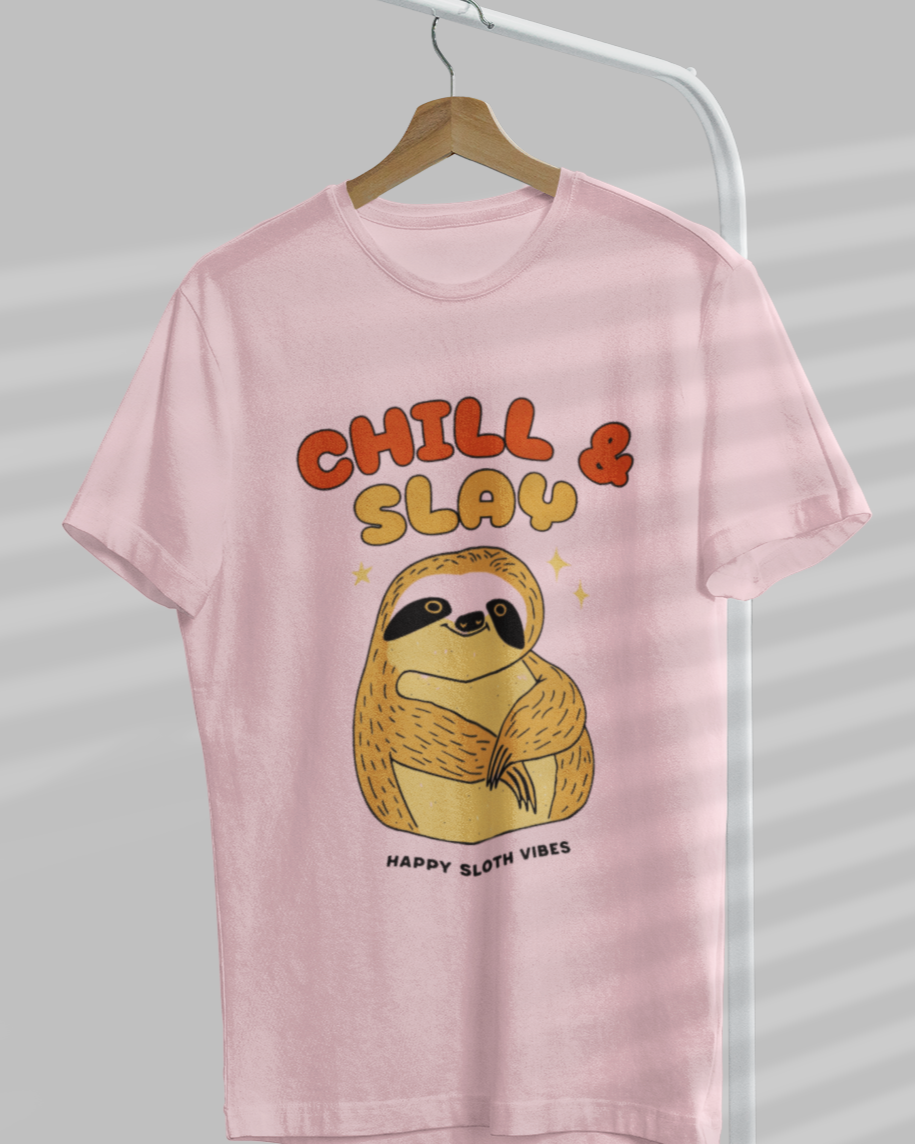 Sloth Vibes Unisex Regular T-Shirt