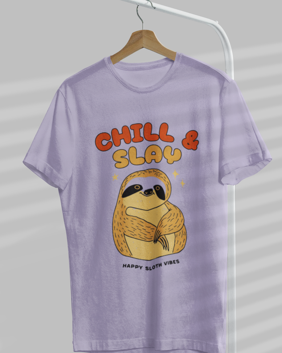 Sloth Vibes Unisex Regular T-Shirt