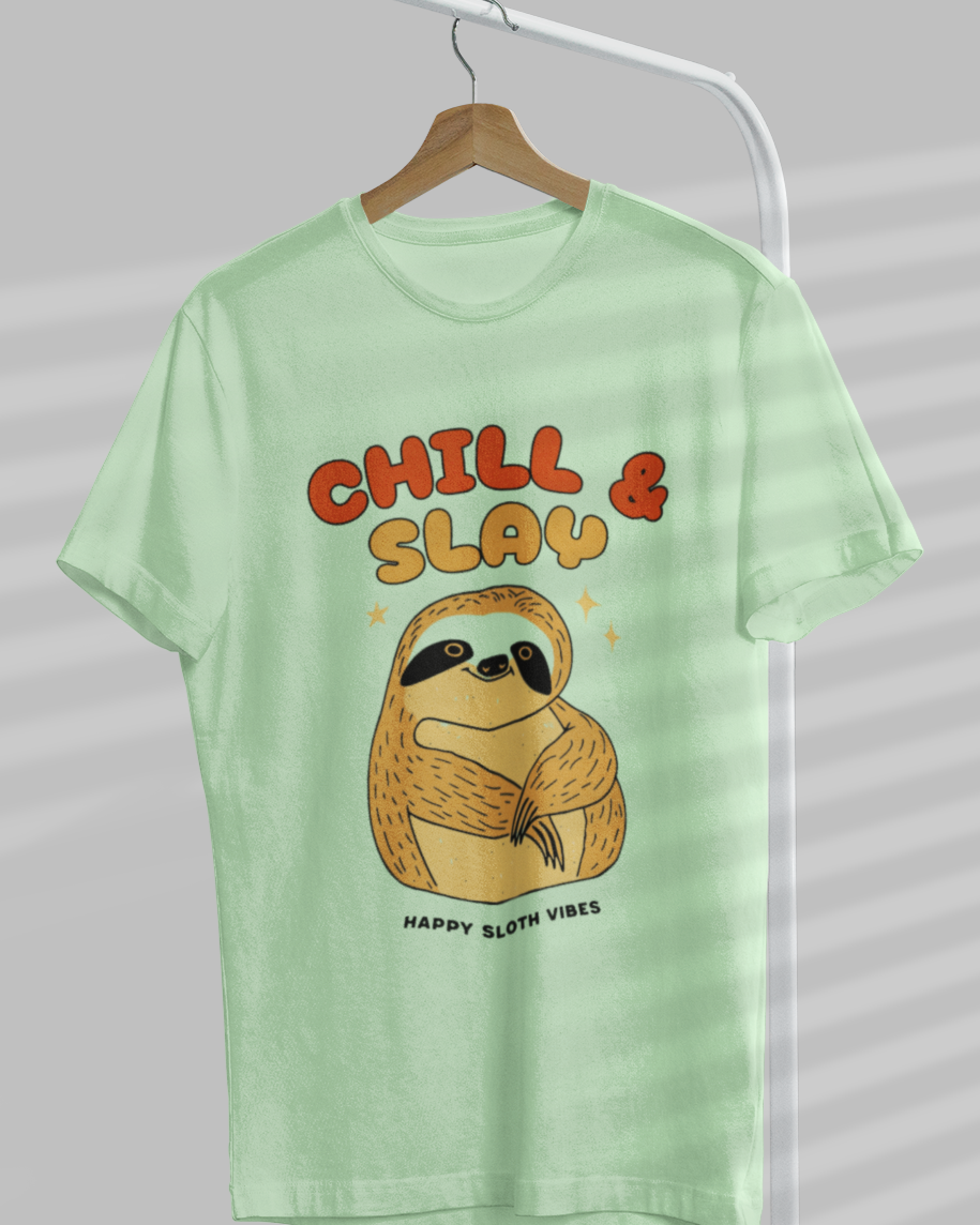 Sloth Vibes Unisex Regular T-Shirt
