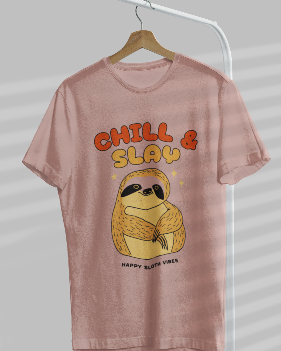 Sloth Vibes Unisex Regular T-Shirt